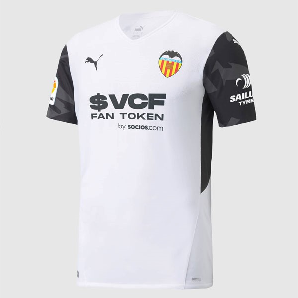 Tailandia Camiseta Valencia Replica Primera Ropa 2021/22